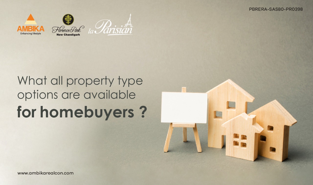What all Property Type Options are Available For Homebuyers?