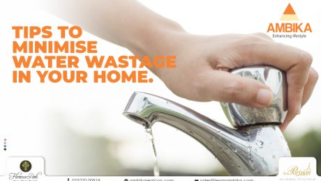 tips to minimise water wastage in your home