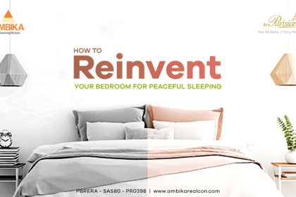 Reinvent your bedroom for peaceful sleeping